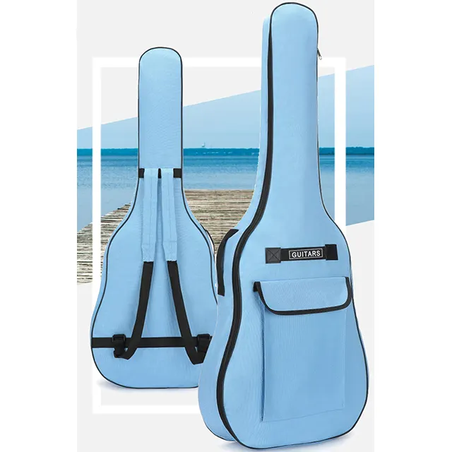 Mochila de proteção para guitarra acústica, instrumento padrão de 40/41 polegadas