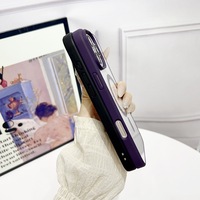 Étui de téléphone hybride transparent magnétique TPU+PC antichoc, charge sans fil, couleur unie, marque SJ pour 14 15 16 Pro Max