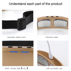 DOMAS Transcranial kafa masajı elektroterapi onlarca birim derin beyin stimülatörü cihazı masaj ürünleri - Product Image 6