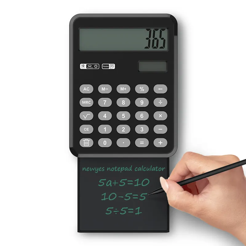 Newyes Custom Handwriting Graffiti Pad 12 Digits Calculator Notepad Lcd Writing Board