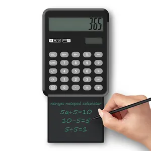 Newyes almofada de grafite personalizada, bloco de notas de calculadora lcd com 12 dígitos