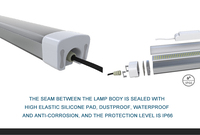 Luminaire LED encastré pour garage extérieur, résistant aux intempéries, pour plafond, montage en surface, pour entrepôt