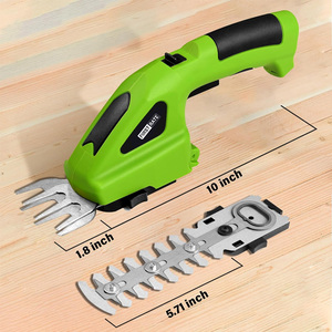 <span class=keywords><strong>Petit</strong></span> sécateur électrique au lithium de qualité bricolage cisailles à main tondeuses à gazon outils de jardin <span class=keywords><strong>taille</strong></span>-haie avec source de batterie - Product Image 4