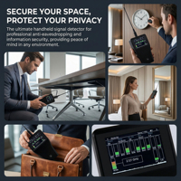 Analizador Portátil de Detección de Espectro RF Averguard, 1 Año de Garantía, 12 cm de Tamaño, Personalizable ODM/OEM