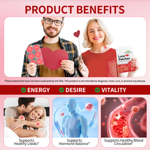 Solotree nhãn hiệu riêng OEM 30 các bản vá lỗi Vegan Maca Damiana chiết xuất ham muốn tình dục hỗ trợ hormone cân bằng tình yêu các bản vá lỗi cho nam giới phụ nữ - Product Image 3