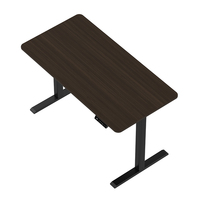 Bureau électrique assis-debout pour ordinateur, DIY, avec 3 boutons de mémoire, cadre de bureau réglable en hauteur, montage facile (Noir)