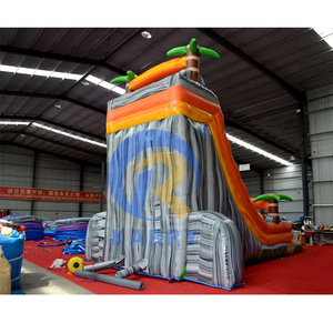 Tobogán Acuático Inflable Comercial <span class=keywords><strong>para</strong></span> Adultos con <span class=keywords><strong>Piscina</strong></span>, Diseño de Palmera <span class=keywords><strong>para</strong></span> Jardín Exterior - <span class=keywords><strong>Comprar</strong></span> Tobogán Acuático Inflable - Product Image 2