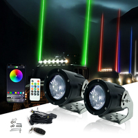 Nouveau phare antibrouillard LED RGB personnalisé pour VTT, UTV, camion, tout-terrain, SUV, 4x4, voiture tout-terrain, moto, mini phare laser LED pour voiture