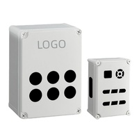 Boîtier de terminal électrique extérieur série IP67 de taille personnalisée, boîtier de circuit imprimé, 110*80*50mm, plastique ABS, boîtes de jonction étanches