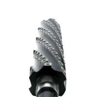 XPTOOL OEM kepala pemotong kayu, batang pemotong Spiral baja ringan, suku cadang mesin pekerjaan kayu