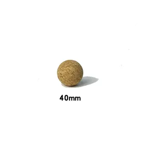 U-HOME 2024 personalizzato Logo profondo terapia del tessuto palla di arachidi produzione a buon mercato organico 60mm Natrual sughero massaggio palla