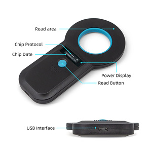 เครื่องสแกนอ่านไมโครชิปสำหรับสัตว์เลี้ยง, เครื่องสแกนแท็กสัตว์256แบบพกพาสามารถชาร์จไฟได้เครื่องสแกน ID ID Display ที่เสถียร - Product Image 4