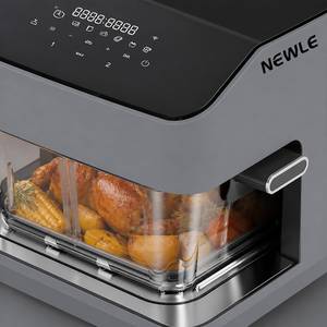 Vente en gros NOUVEAU Friteuse à <span class=keywords><strong>air</strong></span> NEWLE 8L avec <span class=keywords><strong>pot</strong></span> en verre pour la famille - Product Image 5