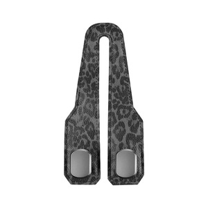 Universal <b>Car</b> <b>Hooks</b> <b>Car</b> Seat Back Mini <b>Hooks</b> Suede Leather Material Rear Seat Double Metal <b>Hooks</b> Phone Holder Two Colors - Product Image 2