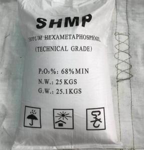 Hexametafosfato de Sodio SHMP de Alta Calidad (NaPO3)6 68% utilizado como Dispersante de Pigmentos para Pinturas y Agente Antiescorregimiento - Product Image 1