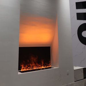 Meuble <span class=keywords><strong>TV</strong></span> de cheminée électrique d'intérieur moderne de 220V avec brumisation à la vapeur 3D atomisée à la vapeur intégrée pour cheminée - Product Image 3