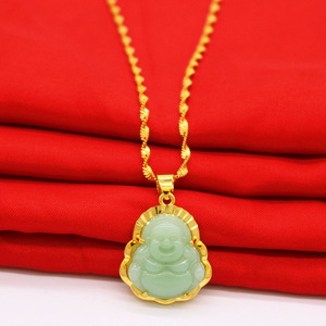 สร้อยคอจี้ทองเคลือยนสำหรับบุรุษและสตรีทำจากทองเคลือยนชุบทอง - Product Image 5