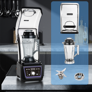 Blender professionnel multifonctionnel de qualité supérieure, blender de cuisine, centrifugeuses, blender commercial silencieux - Product Image 2