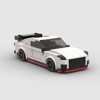 Compatible avec les briques de marque, voiture de course MOC, jouets de construction éducatifs à assembler soi-même pour enfants, en matériau ABS, cadeau d'entreprise