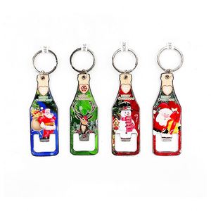Porte-clés décapsuleur en métal pour Noël, vente en gros en ligne, souvenir, décoration d'intérieur, cadeaux - Product Image 3
