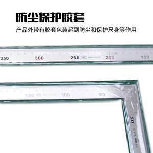 Règles d'angle à 90 degrés en acier inoxydable épaissies, directes d'usine, 300 mm et 500 mm, outils de mesure pour le travail du bois - Product Image 5