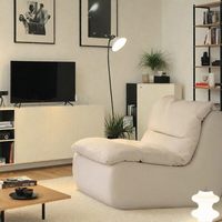 Canapé compressé sous vide en boîte, volume ultra-compact 0,1 m³, fauteuil en mousse sans armature pour salon et chambre