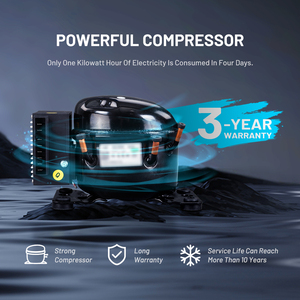 <span class=keywords><strong>Nevera</strong></span> Portátil Eléctrica de 12V CC <span class=keywords><strong>con</strong></span> Compresor para Camping y Glamping, para Coche, <span class=keywords><strong>con</strong></span> Asa, <45dB, -20C - Product Image 4