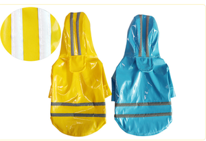Impermeable Reflectante para Perros, Ecológico, con Capucha, Tallas S-XL, Chaqueta de PU para Mascotas, Accesorios para Perros para Exteriores - Product Image 5
