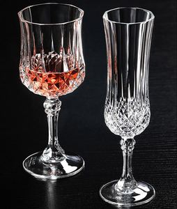 Flûtes et gobelets en verre cristallin rétro classiques – Verres à vin blanc et à vin rouge pour le brandy et les soirées - Product Image 4