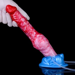 NNSX Squirting <b>Dildo</b> Inflatable Dog Big Knot <b>Dildo</b> 9.2''Silicone Big Butt Plug Massive Anal Stretch Sex Toy Women G-Spot Anal - Product Image 5