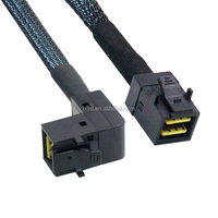 Câble Mini SAS HD SFF-8643 vers SFF-8643, câble de données SAS haute vitesse pour contrôleur RAID HBA, serveur, disque dur HDD, SSD, système de stockage sur backplane