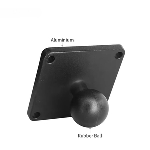 Base carrée en aluminium de 1 pouce avec boule en caoutchouc pour <span class=keywords><strong>support</strong></span> de tablette Garmin Zumo/<span class=keywords><strong>TomTom</strong></span> - Product Image 5