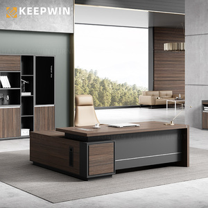 Moderno Barato Regular Ejecutivo 0ffice Escritorio Madera Estándar Empleados Negro <span class=keywords><strong>Oficina</strong></span> Recepción Escritorio - Product Image 5