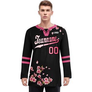 2025 Maillot de hockey personnalisé pour adultes et jeunes Maillots d'entraînement de hockey sur gazon et sur glace personnalisés pour une utilisation en équipe - Product Image 1