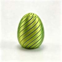 Reliable Performance Biodegradable PLA Material Hinged 3D Printed Fidget Egg with 13.8cm Height - Wholesale Supplier