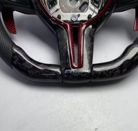 Volant sport en cuir et fibre de carbone avec LED pour BMW Série 3, Série 6, F10, F30, E92, E60, E71, E53, 3 branches, haute qualité