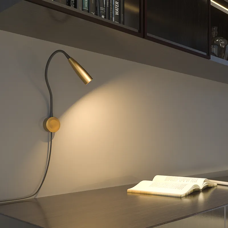 Настольная лампа для чтения, светодиодный светильник с 3d основанием для отеля, с прищепкой на вершине, антикварный, с Usb разъемом, ночник для чтения