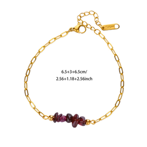 Pulsera de Aventurina Verde en Capas, Joyería Delicada de Acero Inoxidable para Boutiques y Regalos del Día de la Madre - Product Image 4