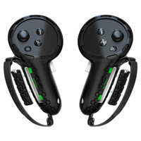 Accessoire de protection en silicone pour Meta pour Quest 3/3s VR couvercle de batterie amovible et poignée de contrôleur poignées de contrôleur