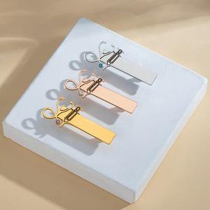인기 판매 치과 청진기 핀 <span class=keywords><strong>DIY</strong></span> 맞춤형 영어 문자 이름 스테인리스 스틸 핀 - Product Image 3