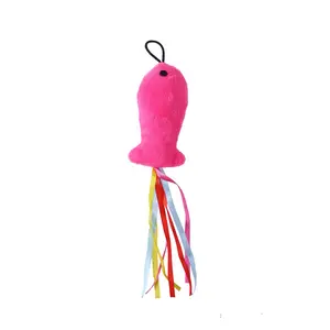 High-quality new toy turkey feather wand pet fish toy