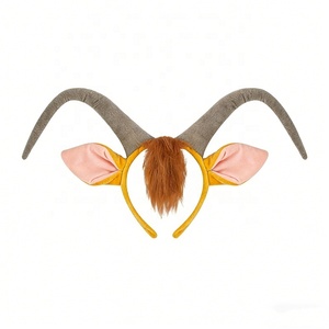 Diadema y Cola de <span class=keywords><strong>Takin</strong></span>, Juego de 2 Piezas, Accesorios de Disfraz de Animal de Halloween para Niños - Product Image 3