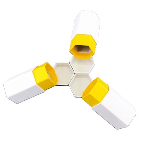 China Custom logo Luxury Small White <strong>Hexagon</strong> <strong>Gift</strong> <strong>Box</strong> Cardboard <strong>Box</strong> with Glass Bottle for Food Packaging <strong>Box</strong> - Product Image 3