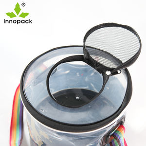 Bolsa de pesca transparente de 10L, cubo de agua con tira de sujeción y cremallera - Product Image 5
