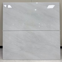 Carreaux muraux modernes en porcelaine pleine masse 400x800mm, finition brillante, émail haute transparence pour la maison, bar, cave à vin, école, villa, intérieur