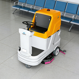 Machine à nettoyer les sols automatique HANGCHA pour polisseuses de sols professionnelles avec batterie amovible - Product Image 1