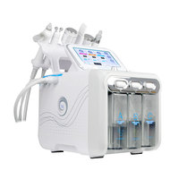 6 en 1 Hydro Dermabrasion Beauté Machine H2o2 Petite Bulle Peeling Nettoyage Soins Du Visage Hydro Facial Machine