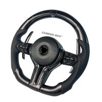 Volant sport en fibre de carbone avec écran LED pour BMW F80 F82 F10 F12 F13 F15 F16 F20 F22 F30 F31 F32 F33 F36 M3 M4 E90 E92 E93