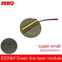 Module laser ligne verte de haute qualité 520nm 5mw à 10mw élément optique niveau laser accessoires de découpe marquage de positionnement
