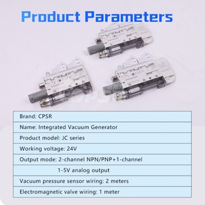 Generador de Vacío SMC con Pantalla Digital Integrada, Diseño Compacto, Tipo de Aspa, con Alta Fuerza de Succión y Función de Paro, Accesorios - Product Image 3